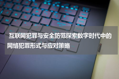  互联网犯罪与安全防范探索数字时代中的网络犯罪形式与应对策略
