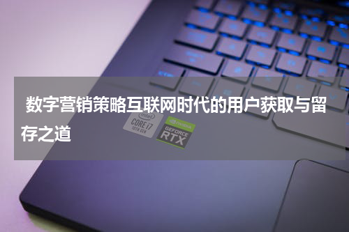  数字营销策略互联网时代的用户获取与留存之道