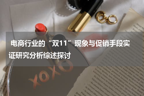  电商行业的“双11”现象与促销手段实证研究分析综述探讨