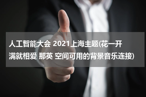 人工智能大会 2021上海主题(花一开满就相爱 那英 空间可用的背景音乐连接)