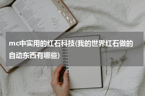 mc中实用的红石科技(我的世界红石做的自动东西有哪些)