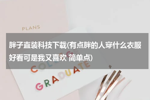 胖子直装科技下载(有点胖的人穿什么衣服好看可是我又喜欢 简单点)